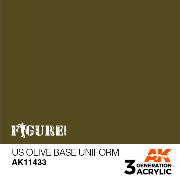 AK Interactive 3G US Olive Base Uniform | 8435568310995