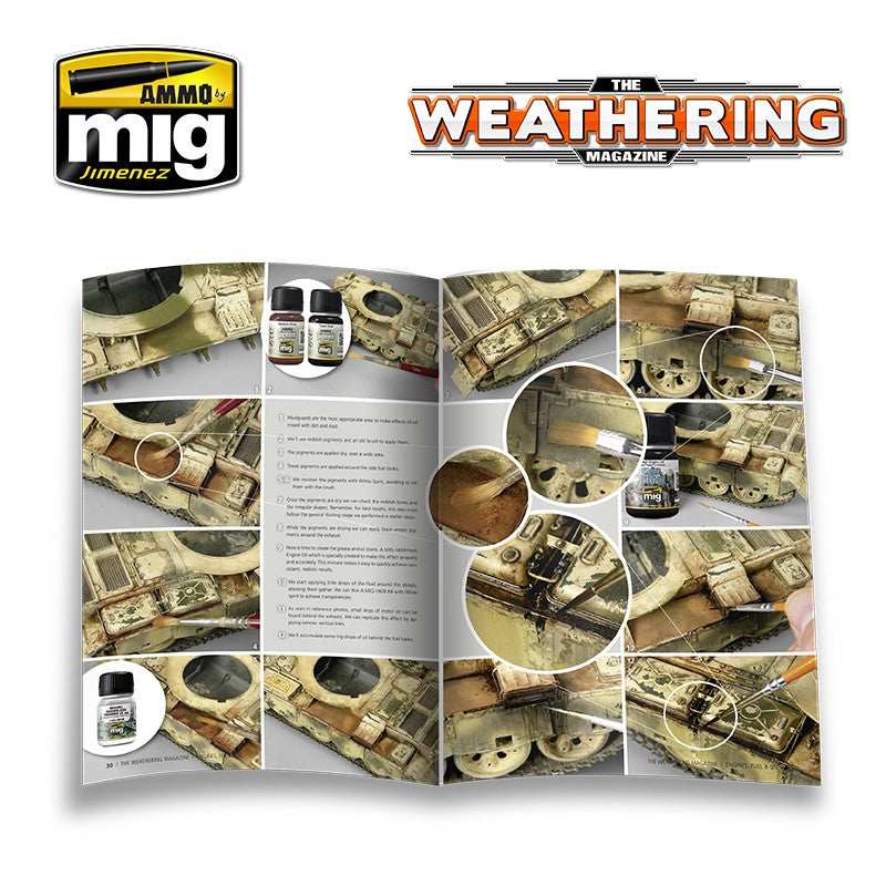 Ammo Mig The Weathering Magazine No 4: Engine, Grease & Oil (English) | 8432074045038