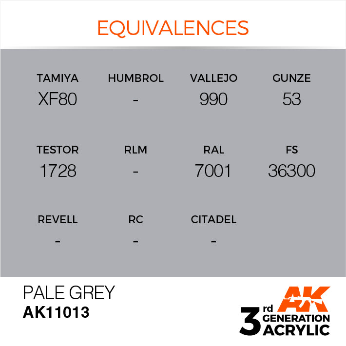 AK Interactive 3G Acrylic Pale Grey 17ml | 8435568302464