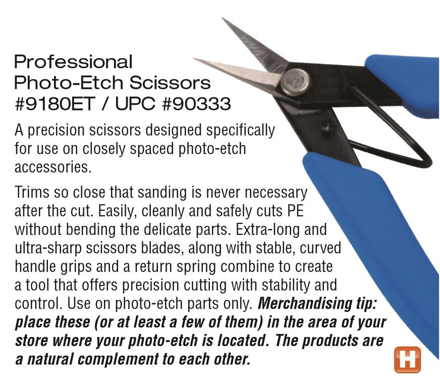 Xuron Professional Photo-Etch Scissor (9180ET) 90333 | 615265903333