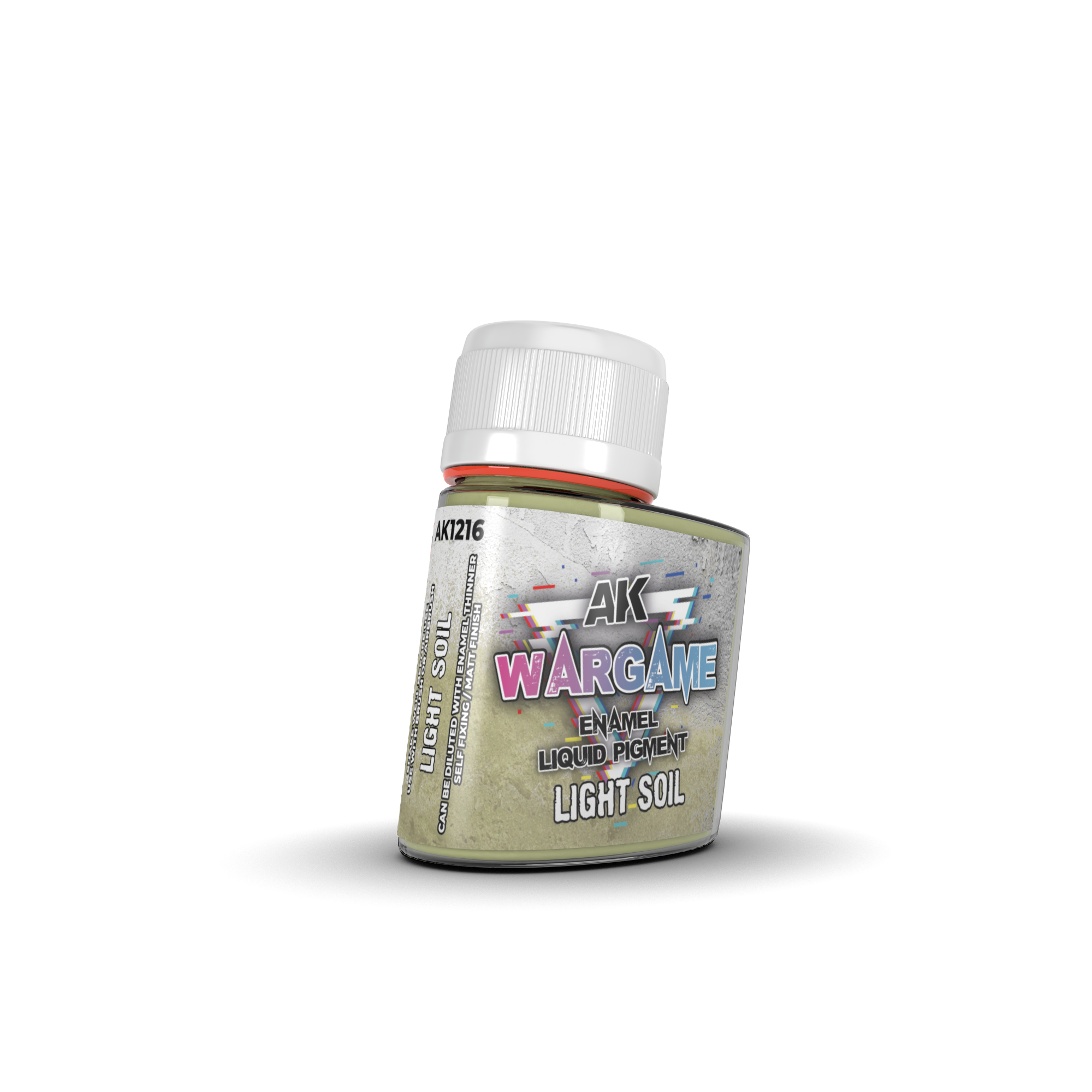 AK Interactive Wargame Enamel Liquid Pigments Light Soil 35ml