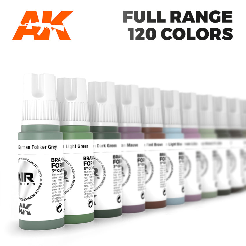 AK Interactive Special Edition Wooden Box 120 Bottle 3G Air Range | 8435568327993