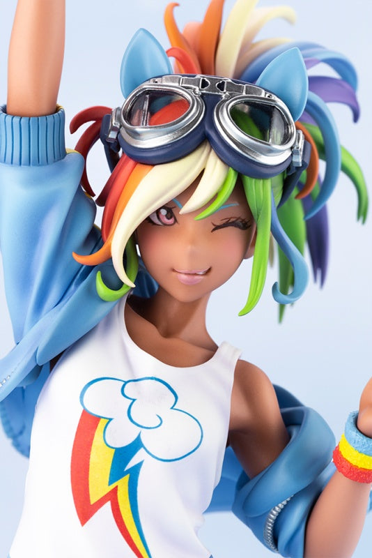 Kotobukiya 1/7 My Little Pony Rainbow Dash Bishoujo Statue, Painted and Assembled Figure Kit | 190526017610