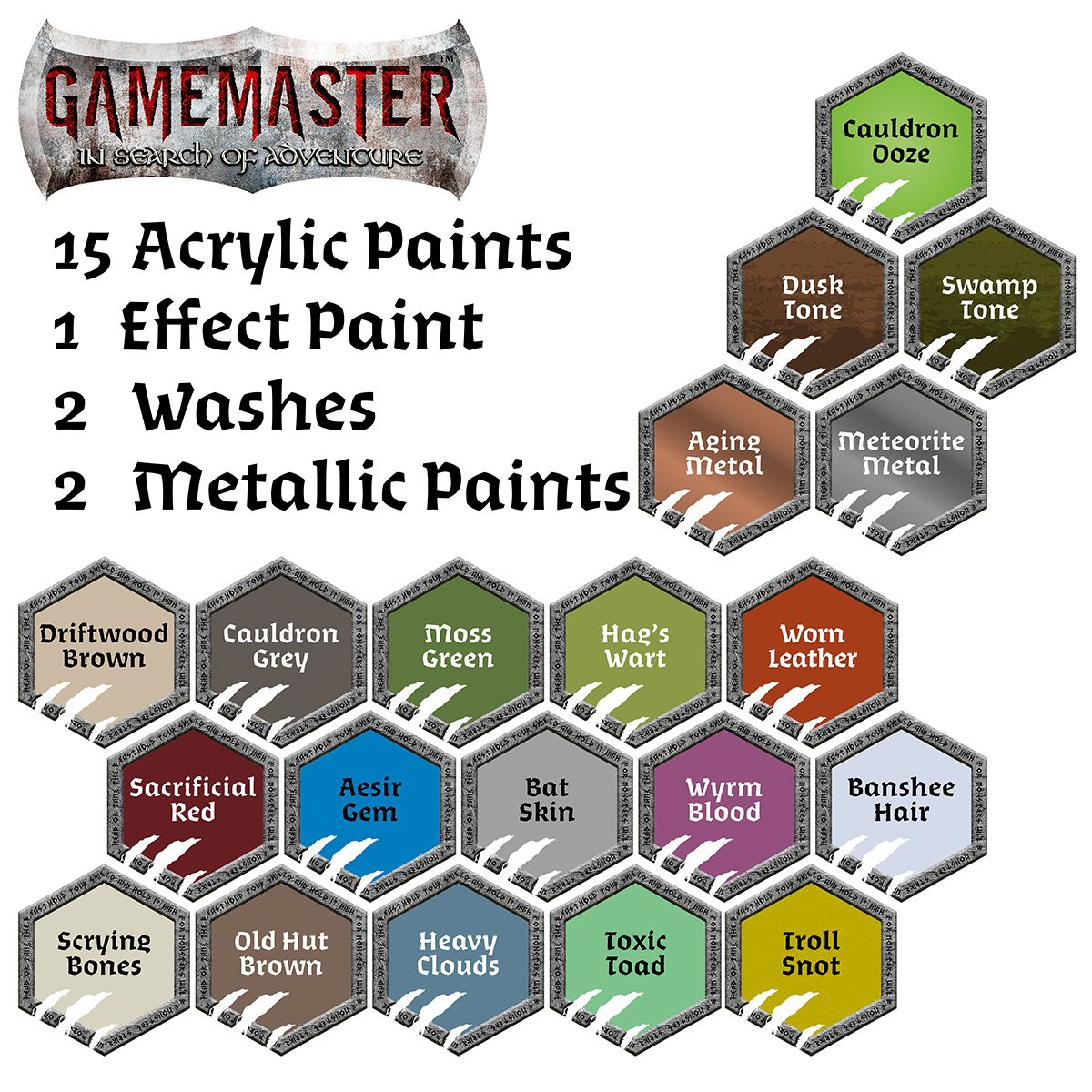 GAMEMASTER Wilderness Adventures Paint Set | 5713799100701