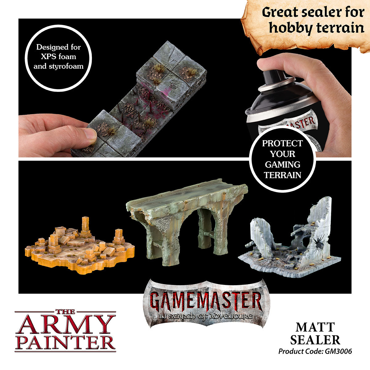 GAMEMASTER Terrain Sealer, Matt Sealer | 5713799300699
