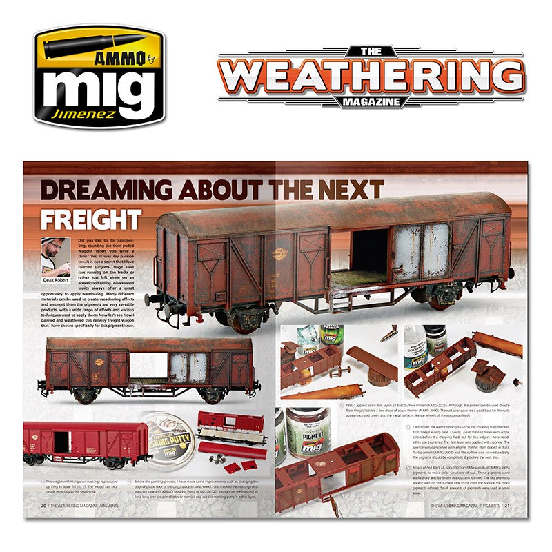 Ammo Mig The Weathering Magazine No 19: Pigments (English) | 8432074045182