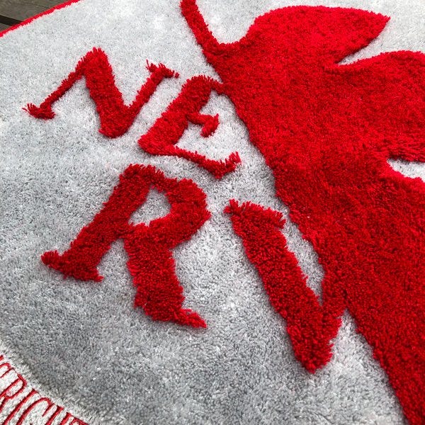Marushin Nerv Logo Floor Mat 'Evangelion' | 24992272712890