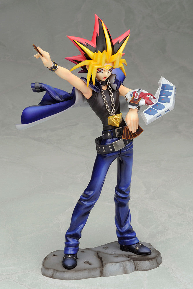 Kotobukiya 1/7 YU-GI-OH Series ARTFX J Yami Yugi -Duel with Destiny, Pre-Painted PVC Statue | 4934054036233