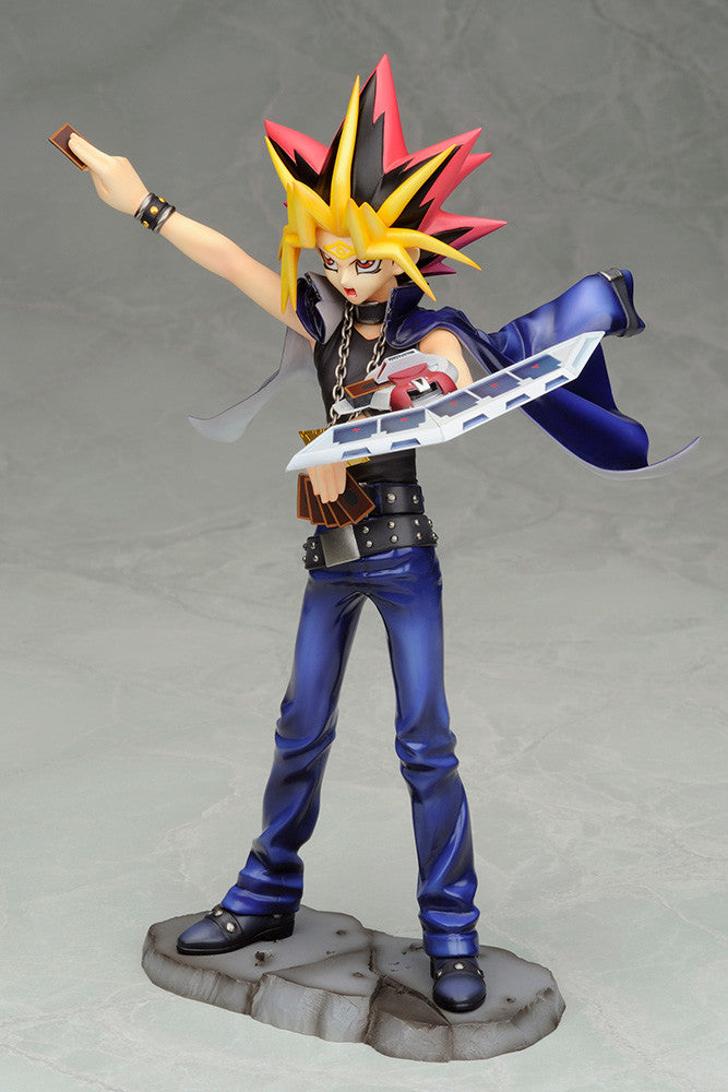 Kotobukiya 1/7 YU-GI-OH Series ARTFX J Yami Yugi -Duel with Destiny, Pre-Painted PVC Statue | 4934054036233