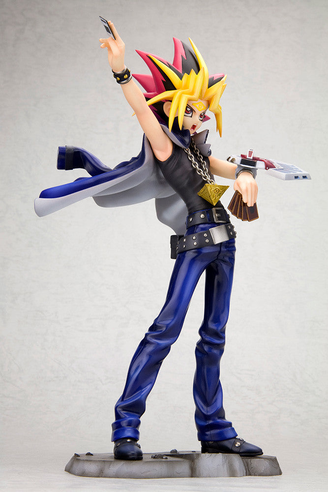 Kotobukiya 1/7 YU-GI-OH Series ARTFX J Yami Yugi -Duel with Destiny, Pre-Painted PVC Statue | 4934054036233