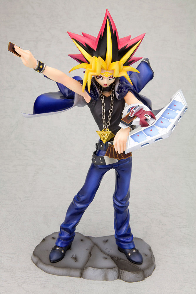 Kotobukiya 1/7 YU-GI-OH Series ARTFX J Yami Yugi -Duel with Destiny, Pre-Painted PVC Statue | 4934054036233