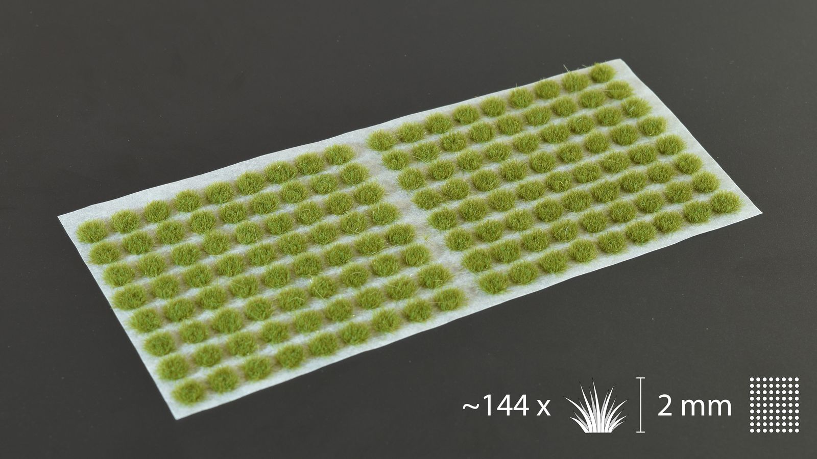 Gamers Grass Dry Green 2mm Tuft - Small | 738956787781
