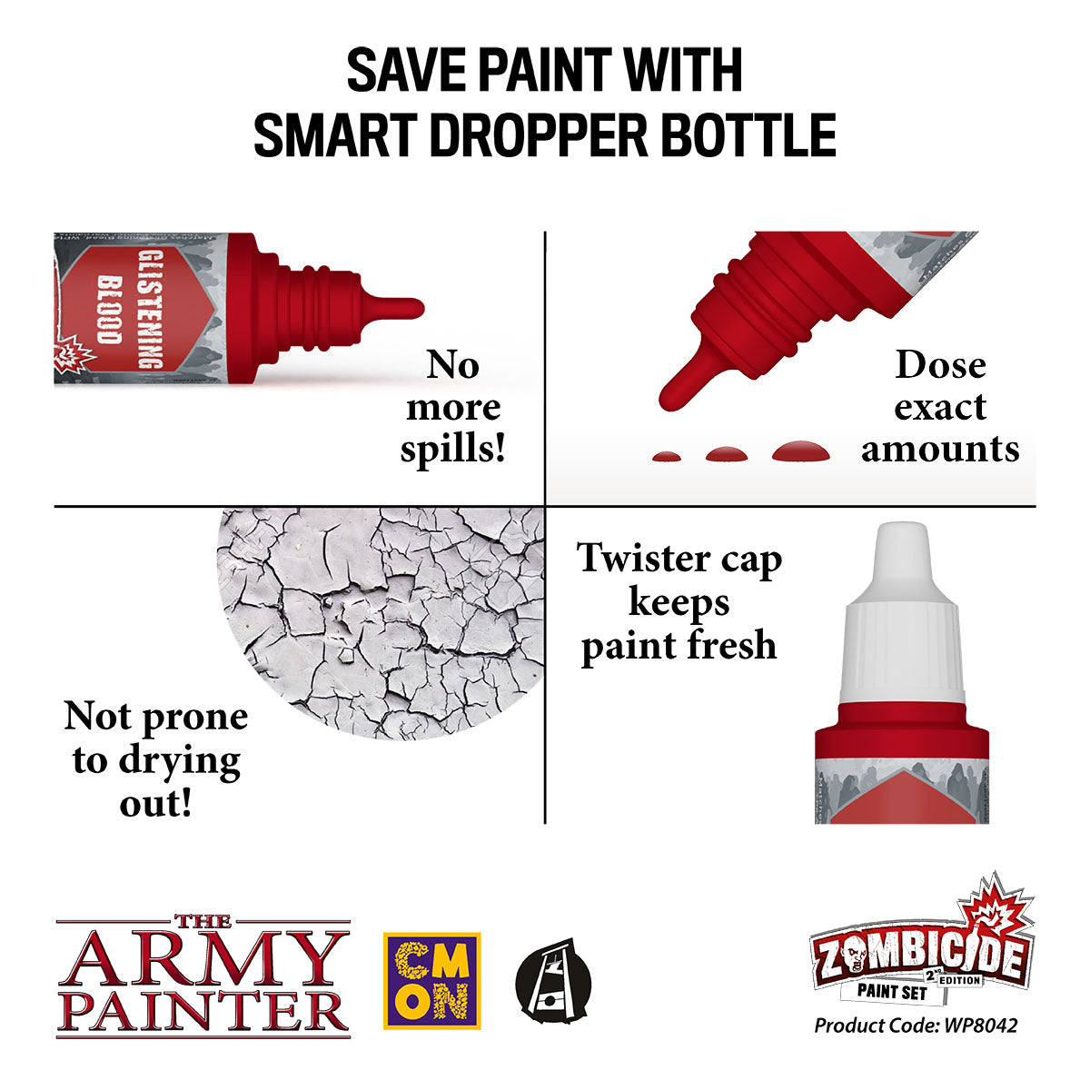 Army Painter Warpaints : Zombicide Paint Set 2nd Edition | 5713799804203