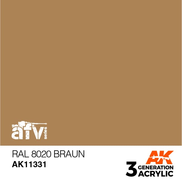 AK Interactive 3G RAL 8020 Braun | 8435568309944