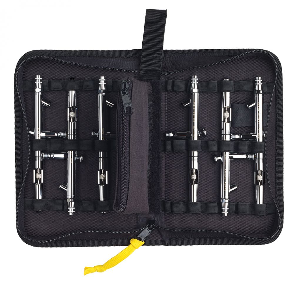IWATA Eclipse HP-BCS 6-Pack with Zippered Airbrush Case | 734748160060
