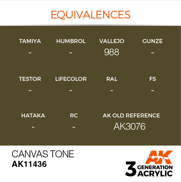 AK Interactive 3G Canvas Tone | 8435568311022