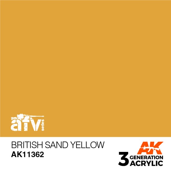 AK Interactive 3G British Sand Yellow | 8435568310254
