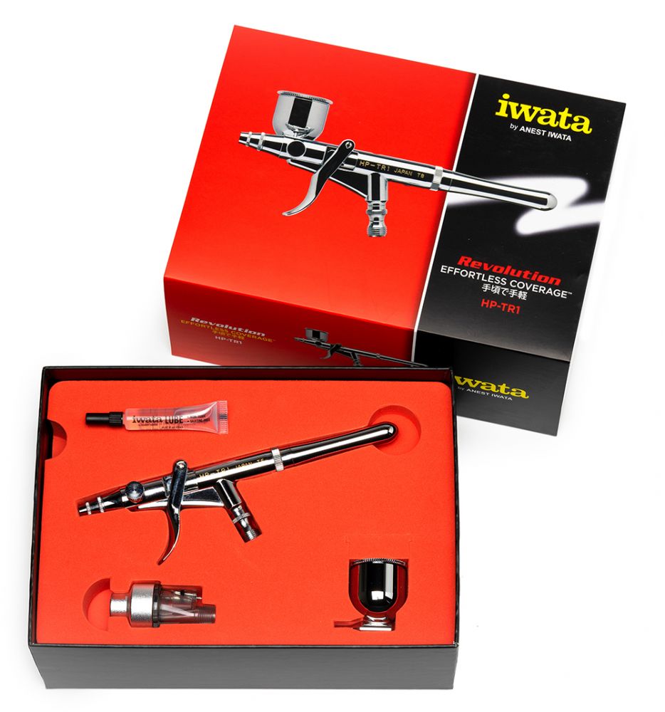 IWATA Revolution HP-TR1 Side Feed Dual Action Trigger Airbrush | 734748125519