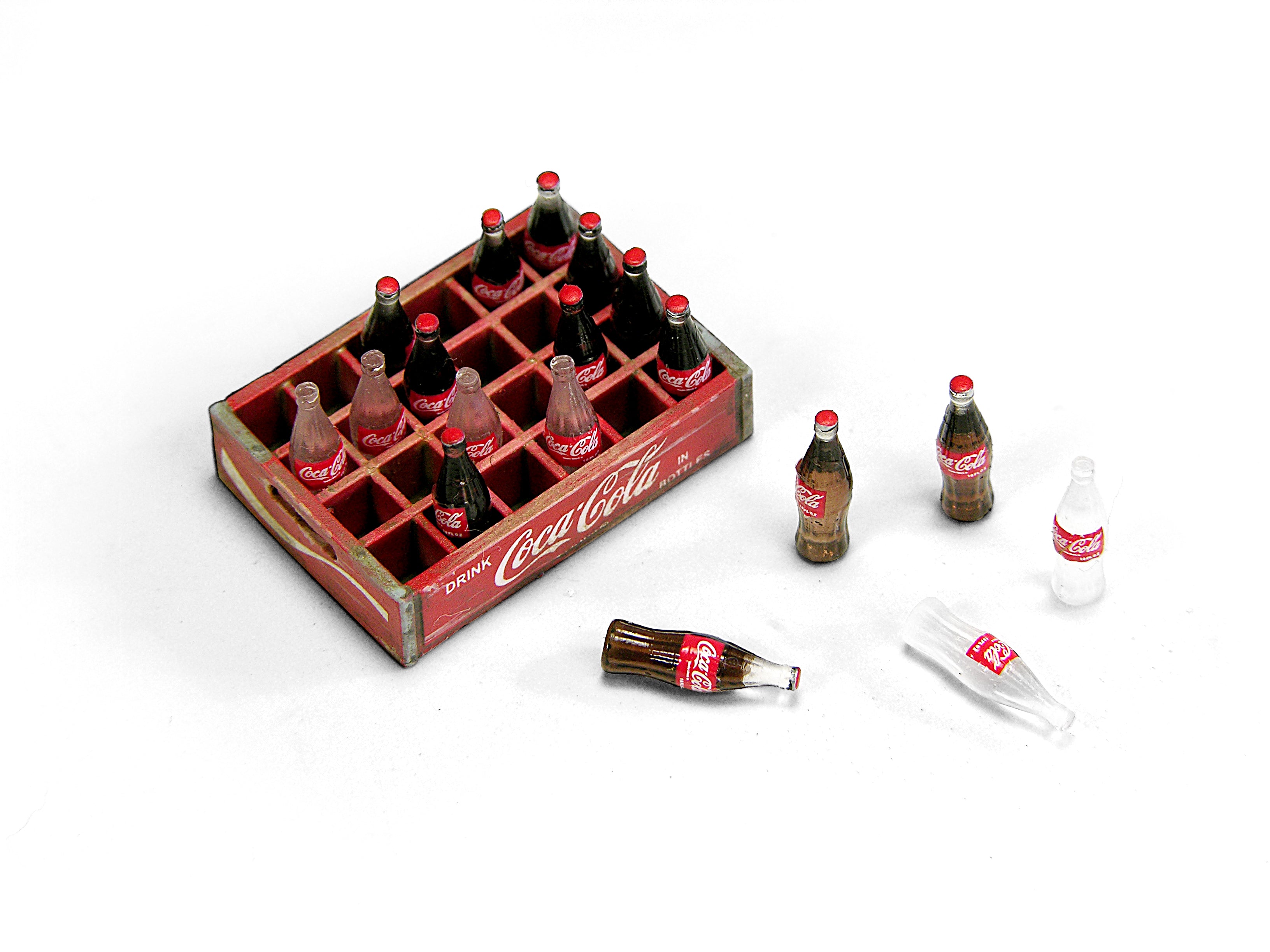 Doozy 1/24 1940-1980's Wooden Box Coca-Cola Bottles | 8435568307391