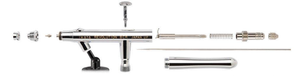 IWATA Revolution HP-BCR Siphon Feed Dual Action Airbrush | 734748145012