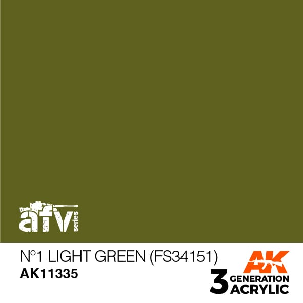 AK Interactive 3G No1 Light Green (FS34151) | 8435568309982