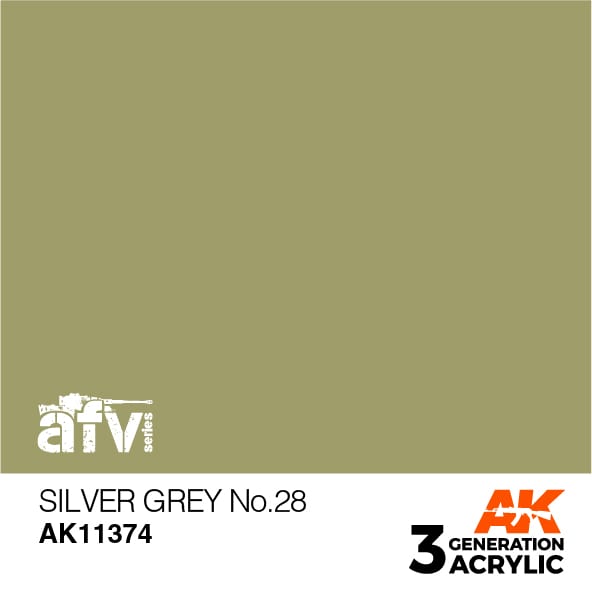 AK Interactive 3G Silver Grey No.28 | 8435568310377