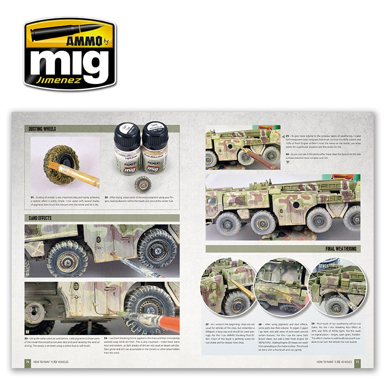 Ammo Mig The Weathering Magazine - Special - How to Paint 1/72 Military Vehicles (English) | 8432074060192
