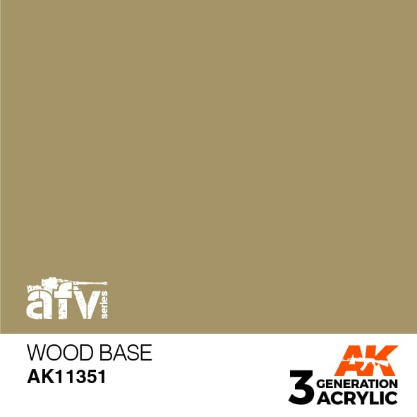 AK Interactive 3G Wood Base | 8435568310148