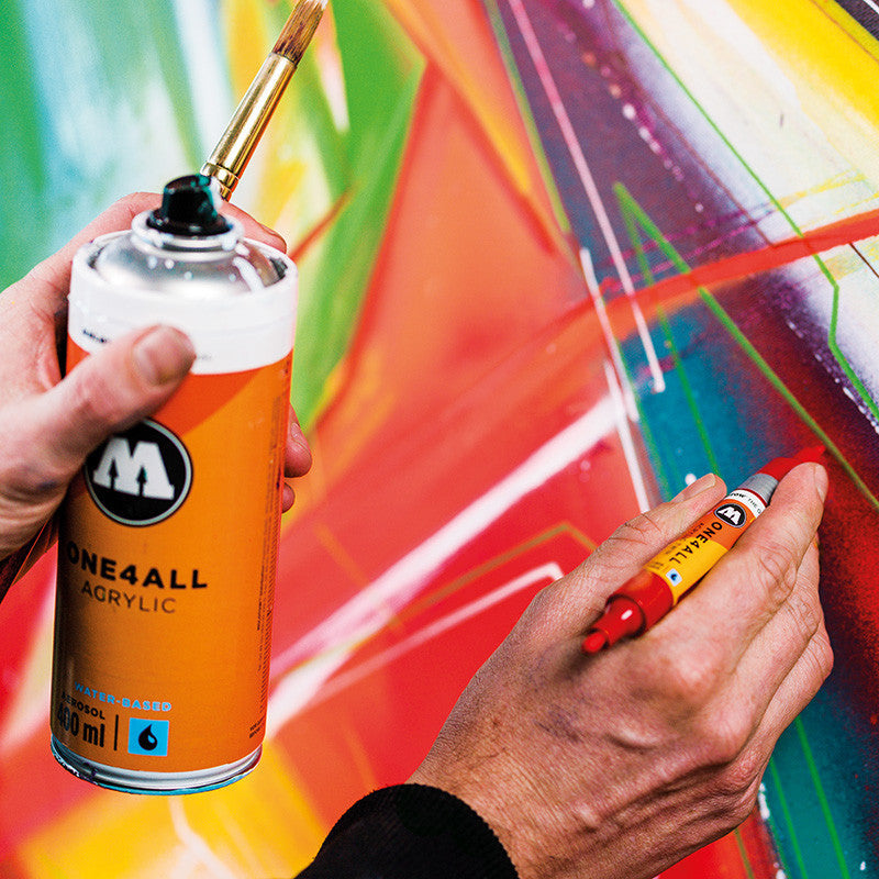 Molotow 127HS One4All Acrylic Marker #223 Metallic Black, 2mm | 4250397606446