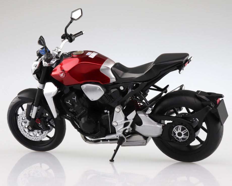 Aoshima 1/12 Honda CB1000R Chromosphere Red Diecast Motorcycle | 4905083108161