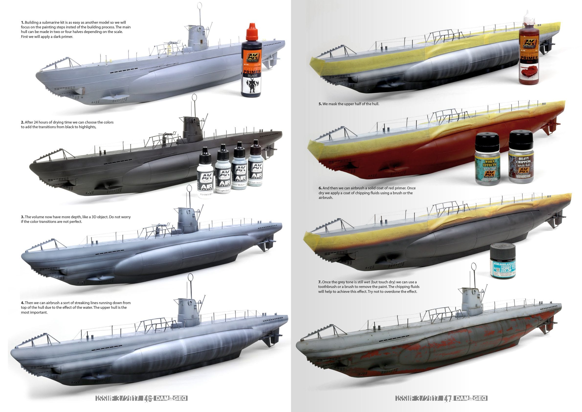 Abteilung502 DAMAGED, Worn and Weathered Models Magazine - 03 (English) | 8436564924858