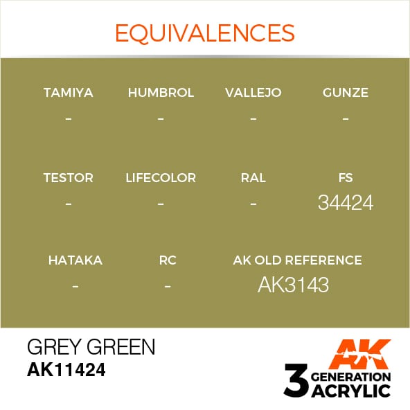 AK Interactive 3G Grey Green | 8435568310902