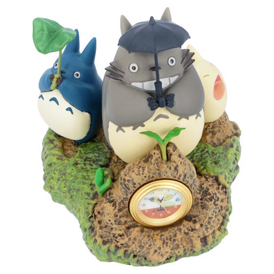 Benelic Totoro Dondoko Dance Statue Desk Clock "My Neighbor Totoro" | 4990593317417