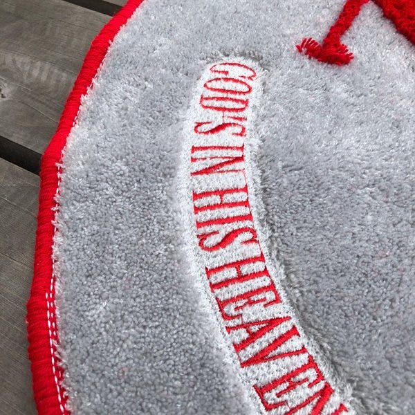 Marushin Nerv Logo Floor Mat 'Evangelion' | 24992272712890