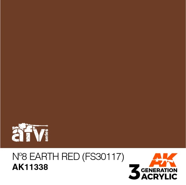 AK Interactive 3G No8 Earth Red (FS30117) | 8435568310018