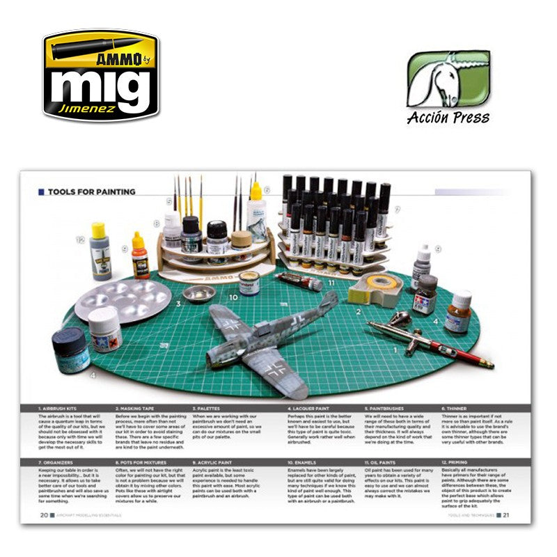 Ammo Mig Aircraft Modelling Essentials, A Comprehensive Guide (English) | 9788495464958