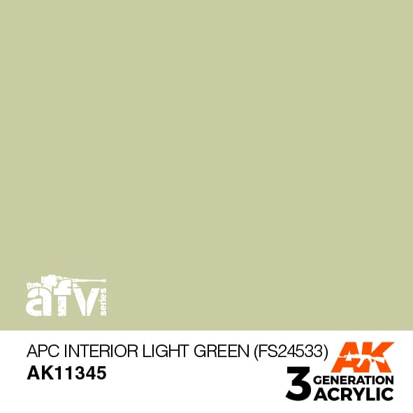 AK Interactive 3G APC Interior Light Green (FS24533) | 8435568310087