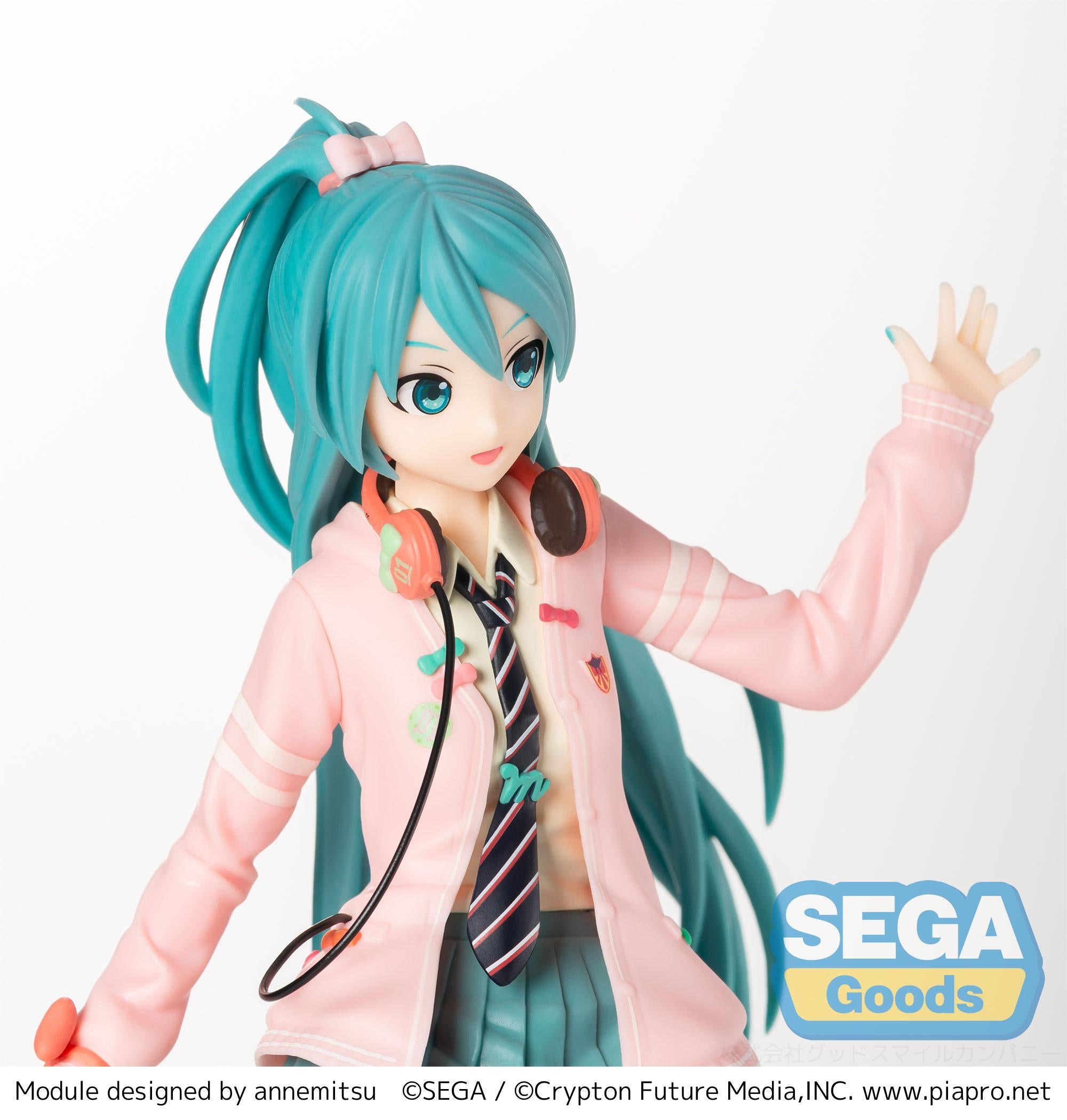 Hatsune Miku Series Project DIVA Arcade Future Tone Hatsune Miku Ribbon Girl SPM Figure | 4580779509288