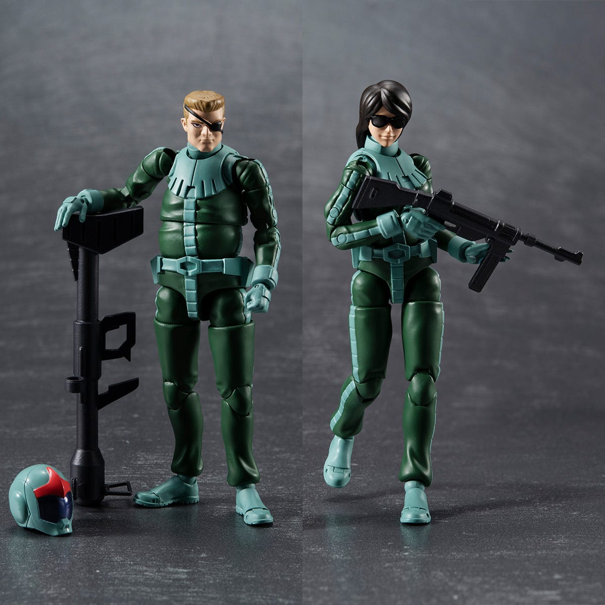 Megahouse G.M.G Principality of Zeon Army Solider 04-06 (Normal Suit Solider & Char Aznable) 'Gundam' | 4535123831768