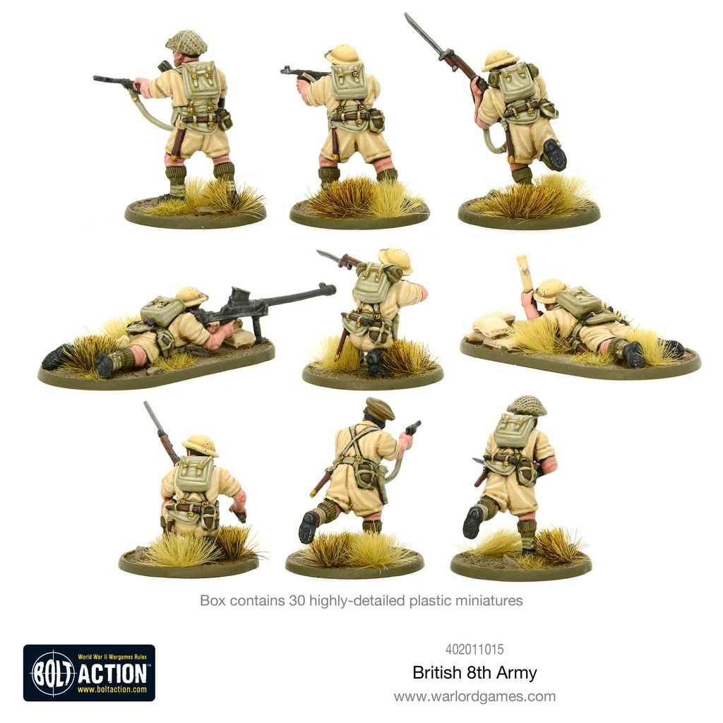 Bolt Action 8th Army Infantry | 5060572501065