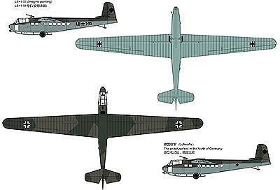 Bronco Models 1/72 DFS230V-6 Light Assault Glider w/ Deceleration Rocket Aircarft | 6970162330434