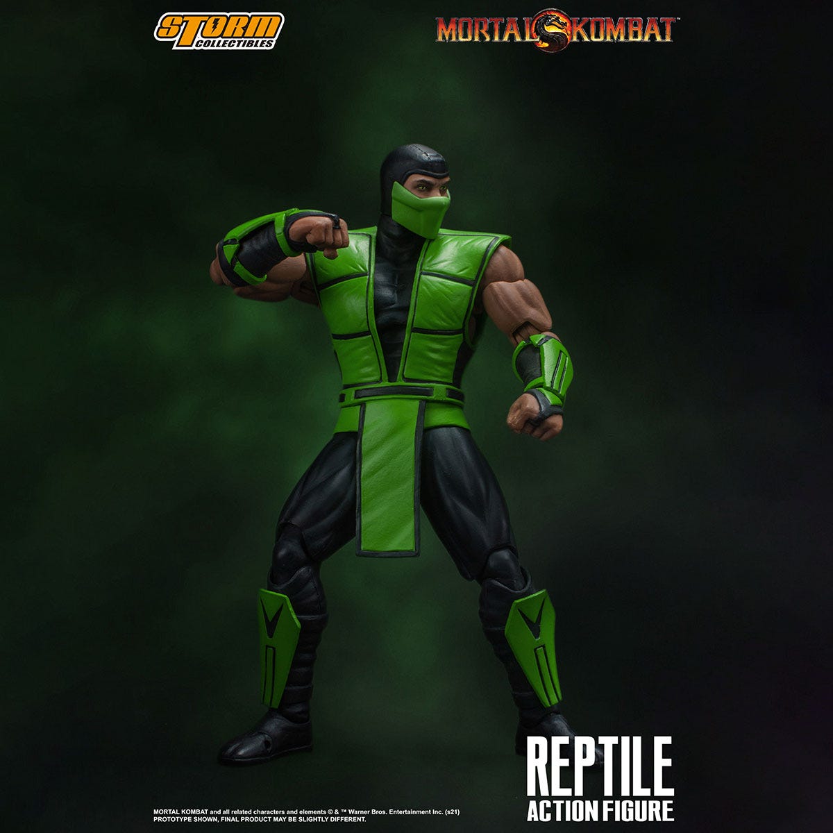 Storm Collectibles 1/12 Reptile 'Mortal Kombat' Action Figure | 4897072871975