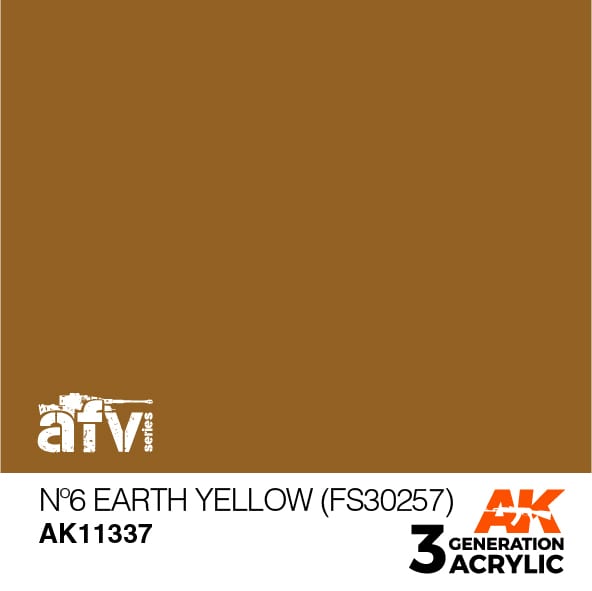 AK Interactive 3G No6 Earth Yellow (FS30257) | 8435568310001