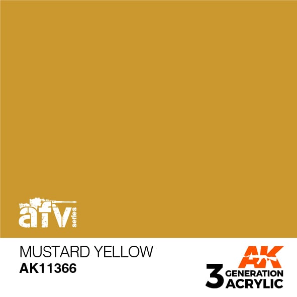 AK Interactive 3G Mustard Yellow | 8435568310292