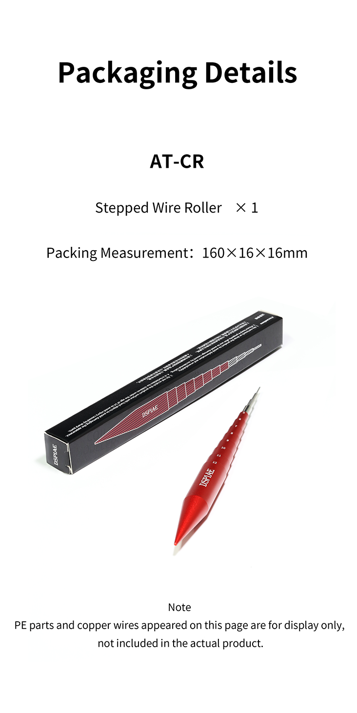 DSPIAE Aluminium Alloy Stepped Wire & Photo Etch Roller | 6970845564842