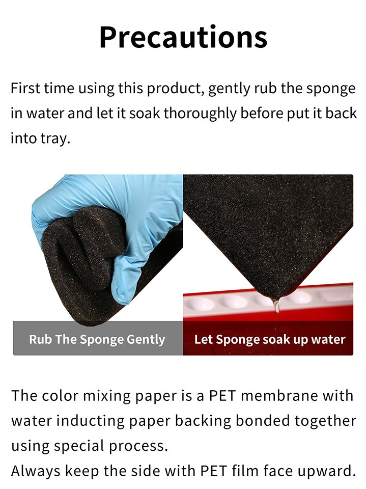 DSPIAE PRO Poseidon Moisturizing Color Mixing Box for Acrylic Paints | 6970845567904