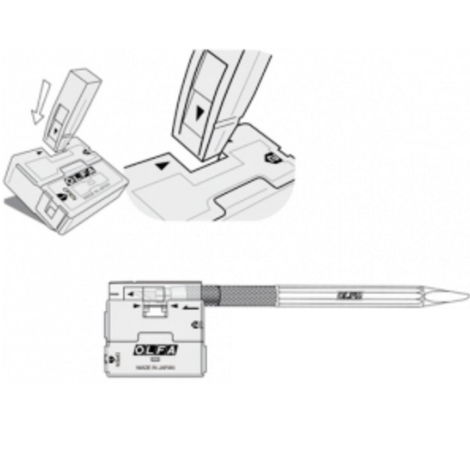 OLFA Multi-Purpose Art Blade for AK-5, 30/pk (KB-5/30B) | 091511230017