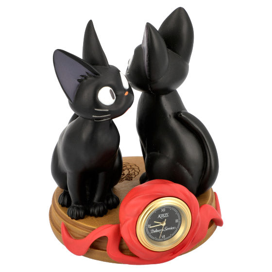 Benelic Jiji and Stuffed Plush Jiji Statue Desk Clock "Kiki's Delivery Service" | 4990593317424