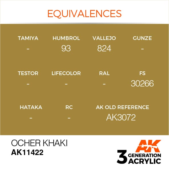AK Interactive 3G Ocher Khaki | 8435568310889