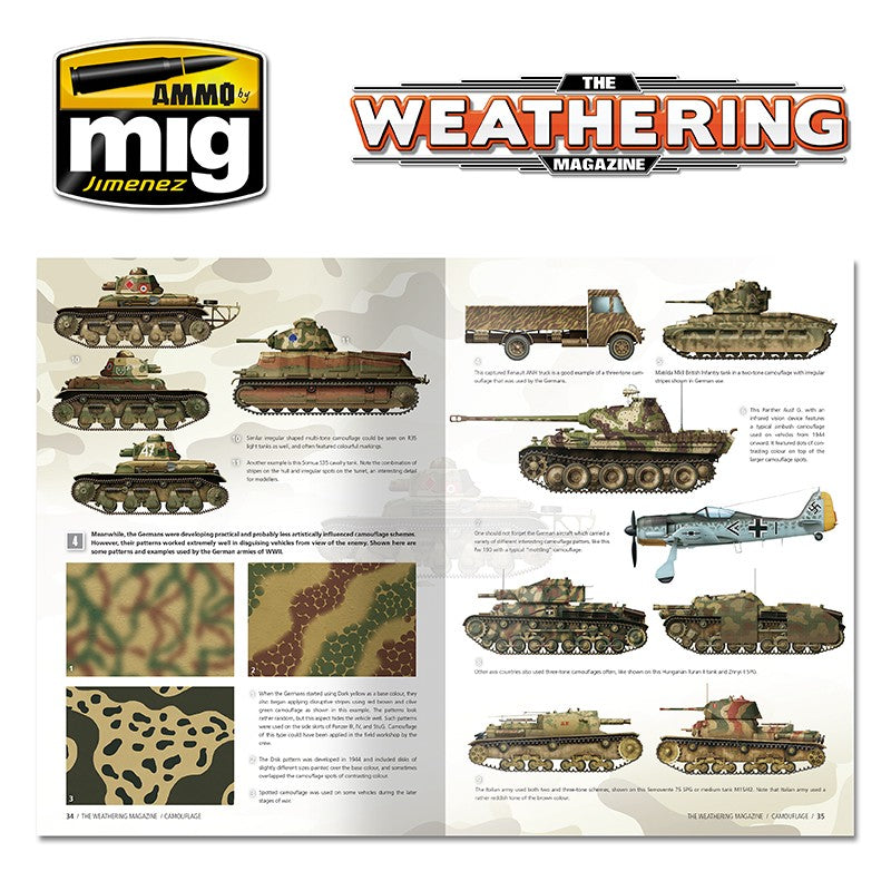 Ammo Mig The Weathering Magazine No 20: Camouflage (English) | 8432074045199
